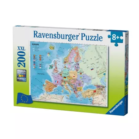 Puzzle - Ravensburger - 200p XXL - Carte d'Europe