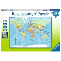 Puzzle - Ravensburger - 200p XXL - Carte du Monde