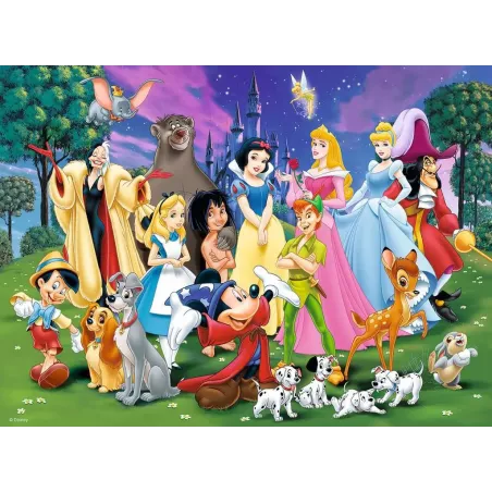 Puzzle - Ravensburger - 200p XXL - Disney - Les Grands Personnages