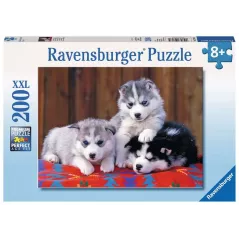 Puzzle - Ravensburger - 200p XXL - Mignons Huskies