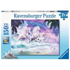 Puzzle - Ravensburger - 150p XXL - Licornes sur la plage