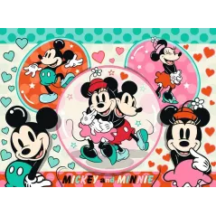 Puzzle - Ravensburger - 150p XXL - Disney - Mickey et Minnie amoureux