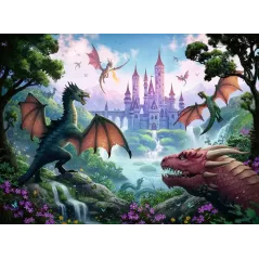 Puzzle - Ravensburger - 300p XXL - Dragon Magique