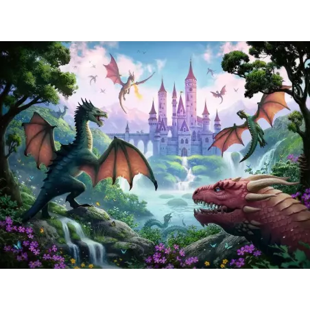 Puzzle - Ravensburger - 300p XXL - Dragon Magique