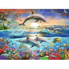 Puzzle - Ravensburger - 300p XXL - Le Paradis des Dauphins