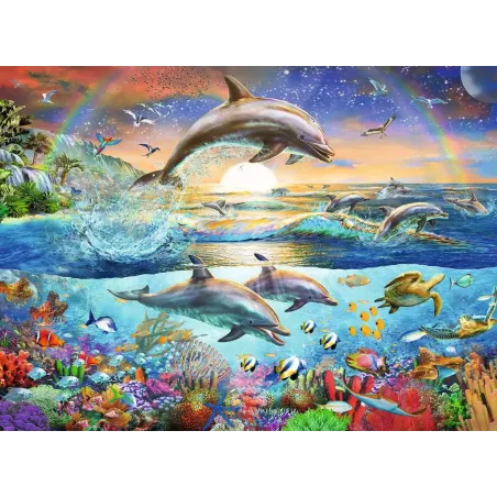 Puzzle - Ravensburger - 300p XXL - Le Paradis des Dauphins