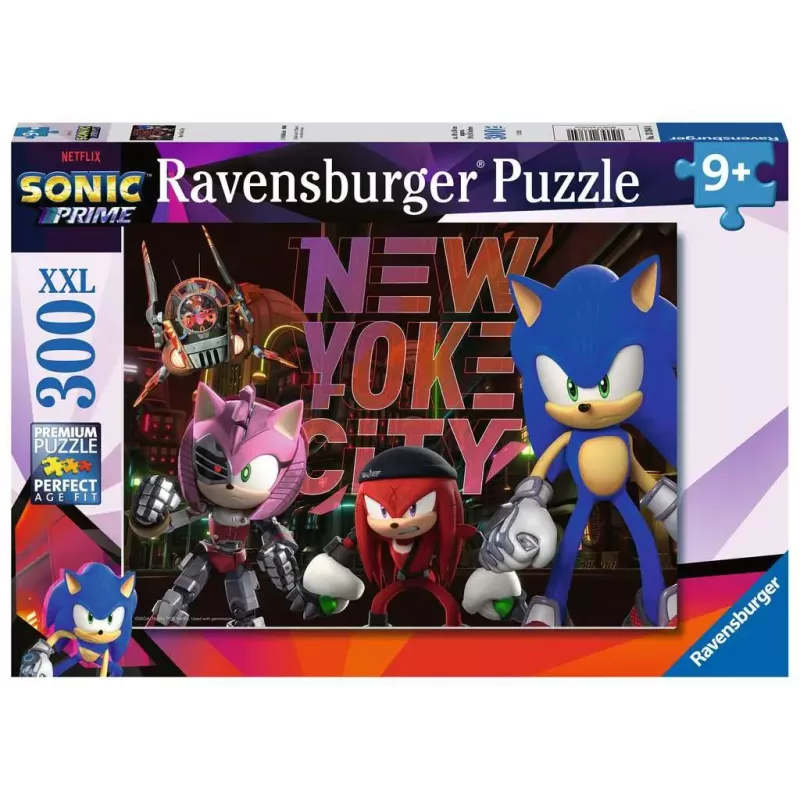 Puzzle - Ravensburger - 300p XXL - Sonic - Un Monde Parallèle