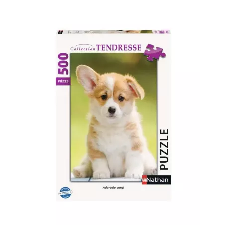 Puzzle - Nathan - 500p - Adorable Corgi