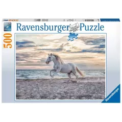 Puzzle - Ravensburger - 500p - Cheval sur la plage