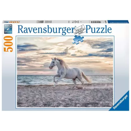 Puzzle - Ravensburger - 500p - Cheval sur la plage