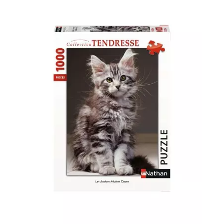 Puzzle - Nathan - 1000p - Le chaton Maine Coon