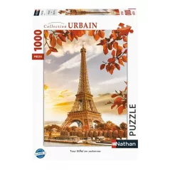 Puzzle - Nathan - 1000p - Tour Eiffel en automne