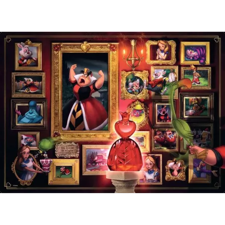 Puzzle - Ravensburger - 1000p - La Reine de cœur (Collection Disney Villainous)