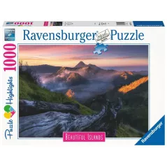 Puzzle - Ravensburger - 1000p - Le Mont Bromo (Puzzle Highlights Îles de rêve)