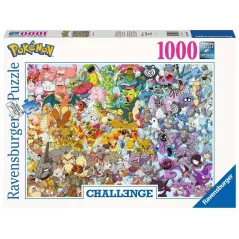 Puzzle - Ravensburger - 1000p - Pokémon (Challenge Puzzle)