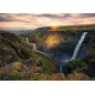 Puzzle - Ravensburger - 1000p - La cascade Háifoss (Puzzle Highlights Îles de rêve)