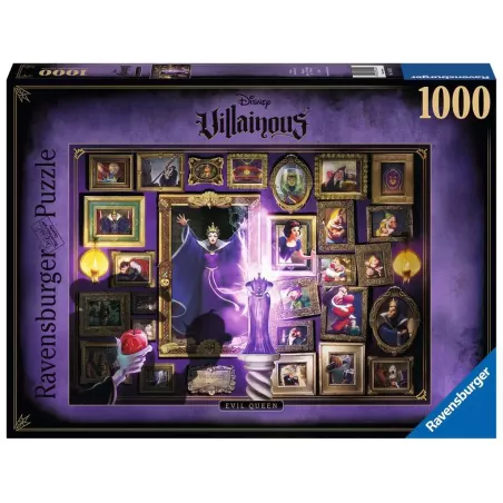 Puzzle - Ravensburger - 1000p - La méchante Reine-Sorcière (Collection Disney Villainous)