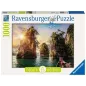 Puzzle - Ravensburger - 1000p - Lac de Cheow Lan - Thaïlande (Nature edition)