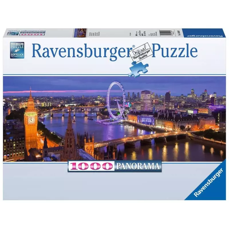 Puzzle - Ravensburger - 1000p - Londres de nuit (Panorama)