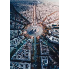 Puzzle - Ravensburger - 1000p - Paris vue d'en haut