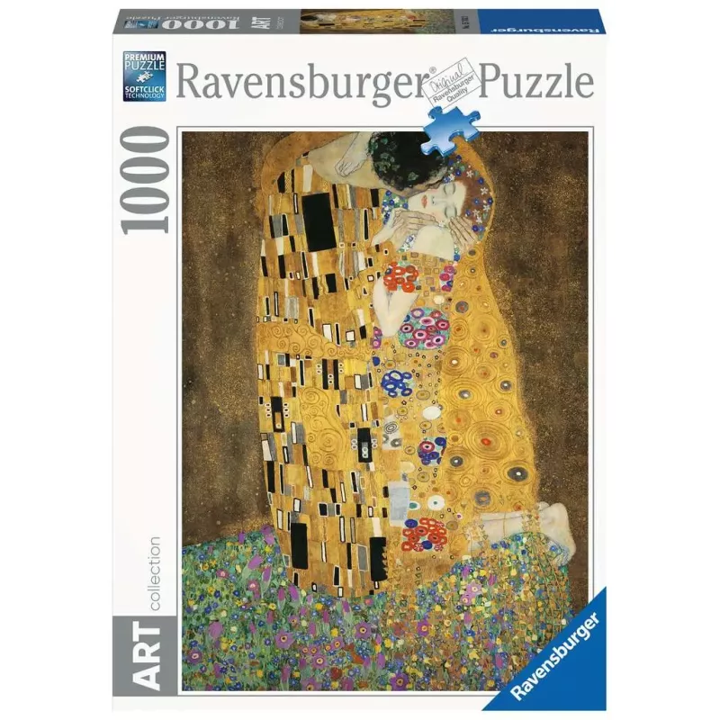 Puzzle Art collection - Ravensburger - 1000p - Gustav Klimt - Le baiser