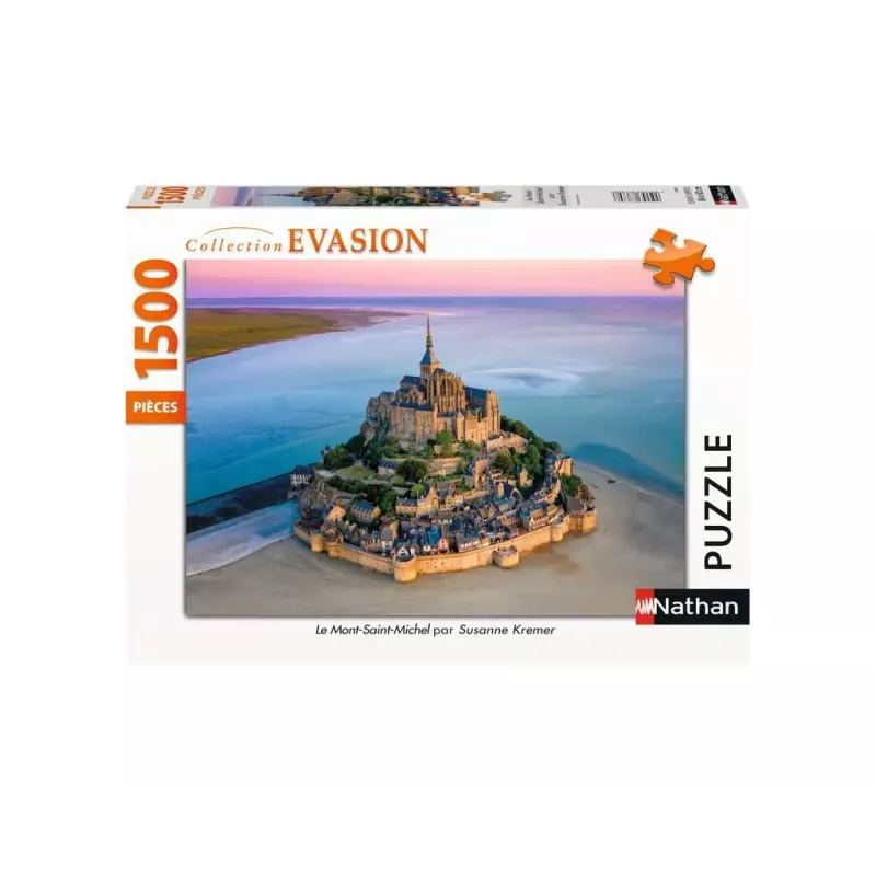 Puzzle - Nathan - 1500p - Le Mont-Saint-Michel