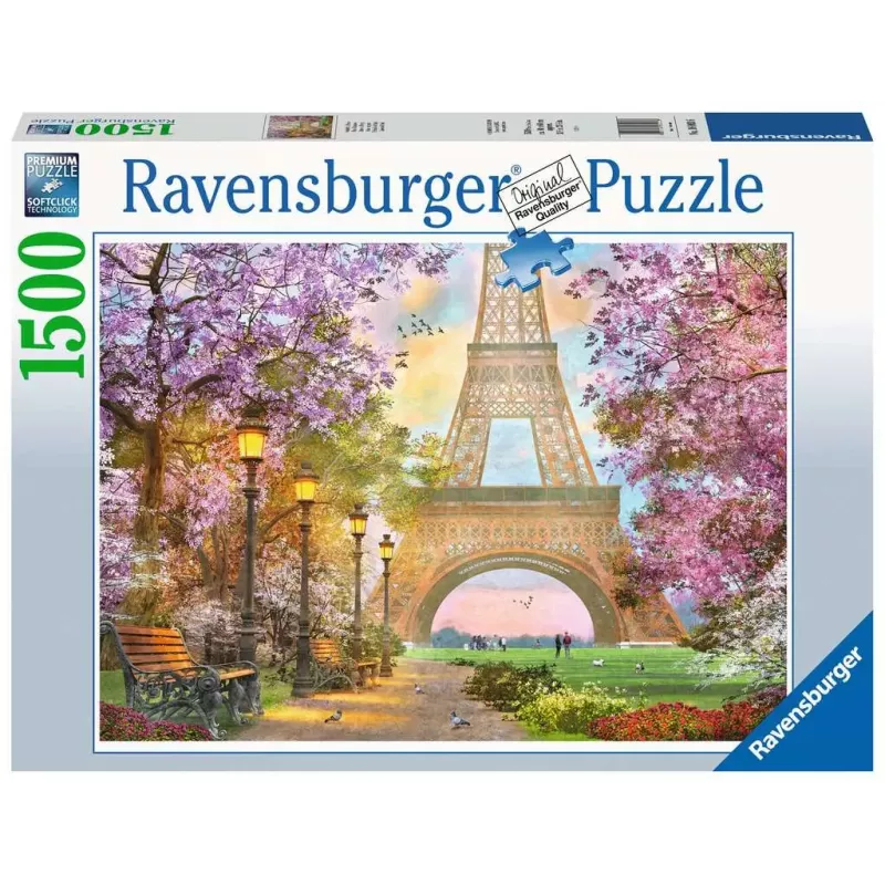 Puzzle - Ravensburger - 1500p - Amour à Paris