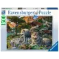 Puzzle - Ravensburger - 1500p - Loups au printemps