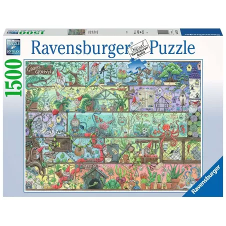 Puzzle - Ravensburger - 1500p - Nains sur l'étagère