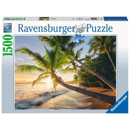 Puzzle - Ravensburger - 1500p - Plage secrète