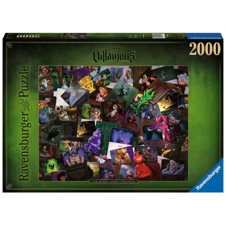 Puzzle - Ravensburger - 2000p - Les Méchants Disney (Collection Disney Villainous)