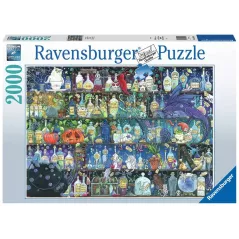 Puzzle - Ravensburger - 2000p - Zoe Sandler - L'étagère à potions