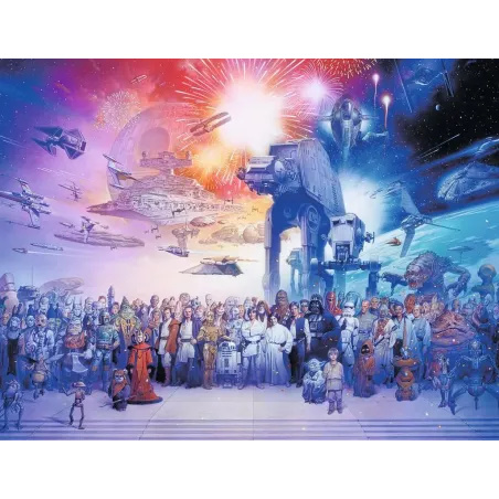 Puzzle - Ravensburger - 2000p - L'univers Star Wars