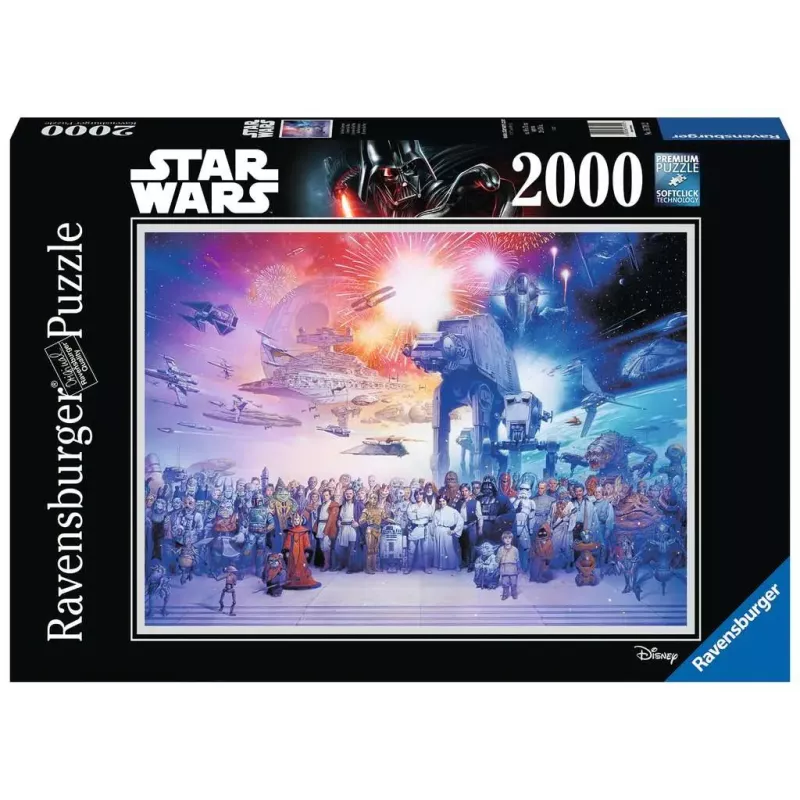 Puzzle - Ravensburger - 2000p - L'univers Star Wars