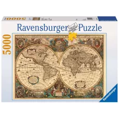 Puzzle - Ravensburger - 5000p - Mappemonde antique