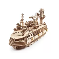 Maquette - Bois - Ugears - Navire de Recherche