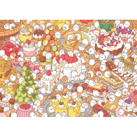 Puzzle - Nathan - 1000p - Molang - Desserts Gourmands