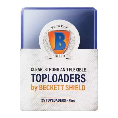 Beckett Shield - Toploader 75pt - Regular Clear - Standard par 25