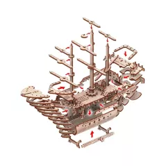 Maquette – Bois – Mr Playwood – Bateau Pirate