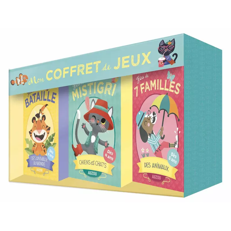 Mon Coffret de Jeux - Mistigri / Bataille / 7 Familles