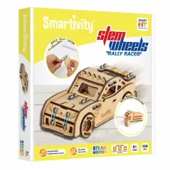 Maquette - Bois - Smartivity - Stem Wheels Rally Racer