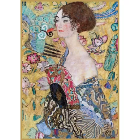 Puzzle - 1000p - Klimt - Dame à l'évantail