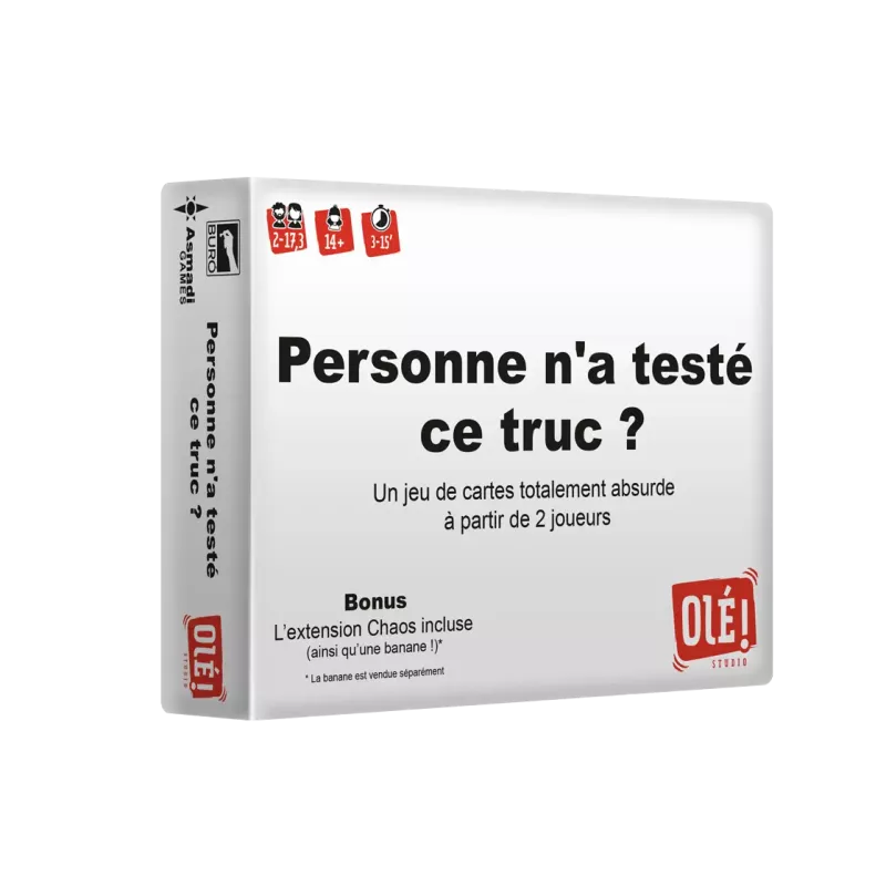 Personne n'a Testé ce Truc ?