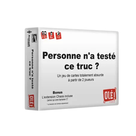 Personne n'a Testé ce Truc ?