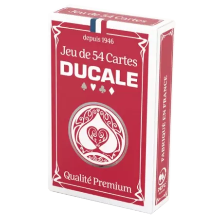 Ducale Origine - Jeu de 54 Cartes - étui carton