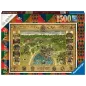 Puzzle - Ravensburger - 1500p - La carte de Poudlard - Harry Potter