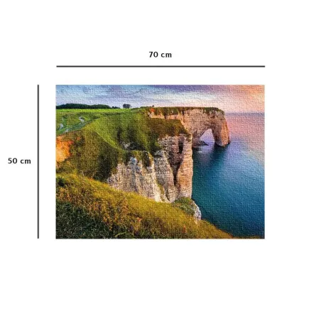 Puzzle - Nathan - 1000p - Vue sur les Falaises d’Étretat