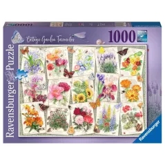 Puzzle - Ravensburger - 1000p - Affiches de Fleurs du Jardin