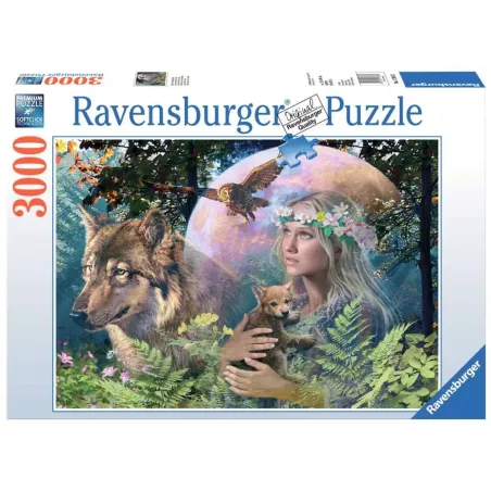 Puzzle - Ravensburger - 3000p - Loups au Clair de Lune