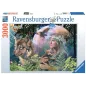 Puzzle - Ravensburger - 3000p - Loups au Clair de Lune